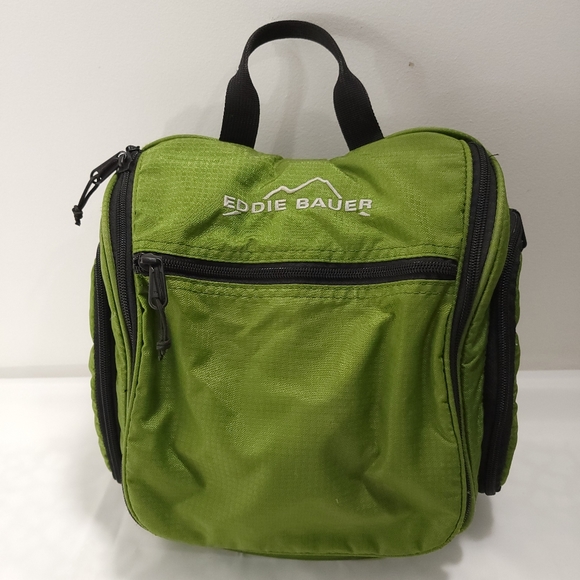 Eddie Bauer Bags Eddie Bauer Green Canvas Toiletrie Bag Poshmark
